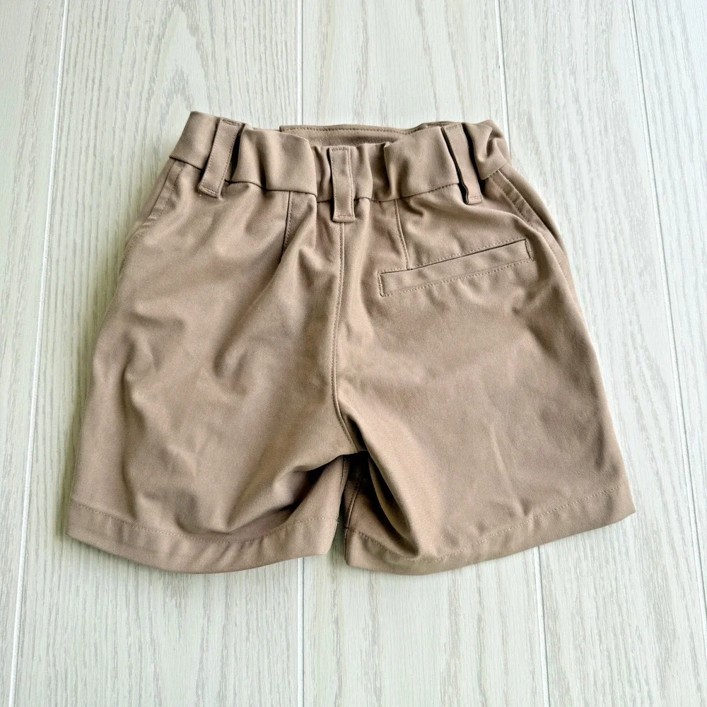 Wonder Nation Boys 4 Khaki Everywhere Shorts Adjustable Waist